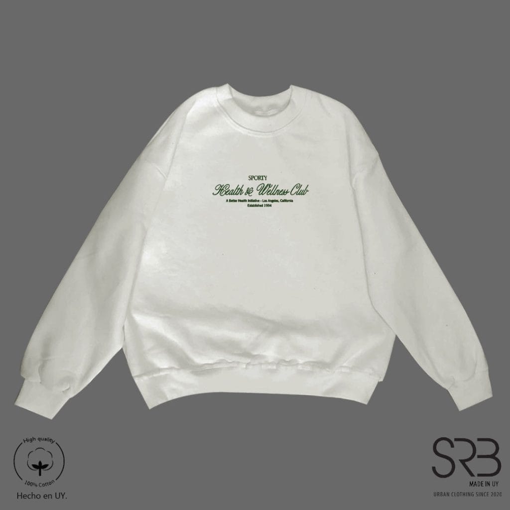 Buzo a la base estampa