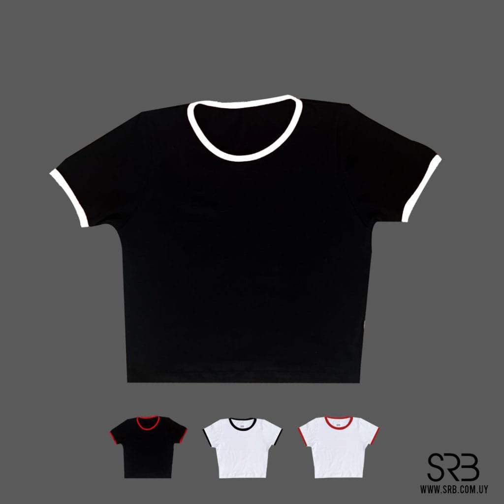 Baby tee combinada varias opciones